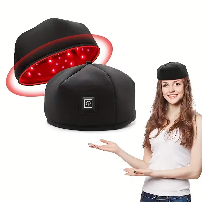 650nm/850nm Near-Infrared Red Light Hair Growth Cap – LED Therapy Regrowth